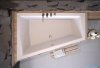 Besco Intima Duo 180x125cm wanna asymetryczna lewa + obudowa + syfon #WAID-180-NL/#OAP-180-INT/19975